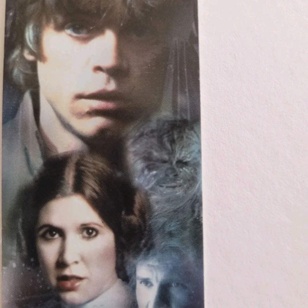 Vintage Y2K Star Wars Bookmark Millennium Falcon, Lucasfilm 00s 2002, CEBM-21288